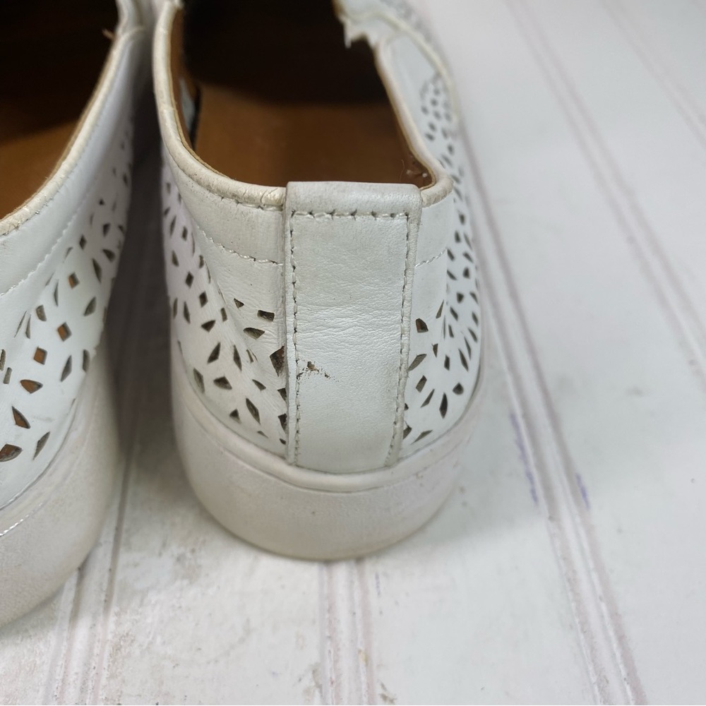 Vionic White Leather Perforated Casual Loafers - image 6